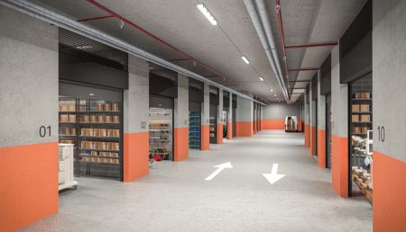 Small-sized storage unit space (B1F)