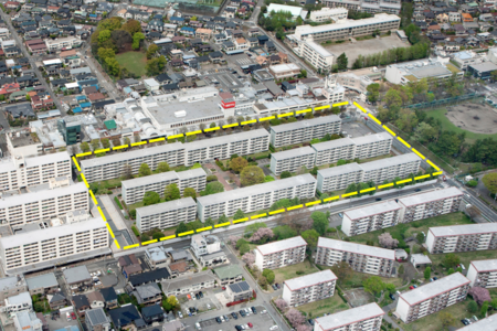 建替え前「習志野台三街区住宅団地」