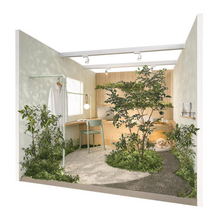 展示空間パース (製作：ZA DESIGN Inc. ）