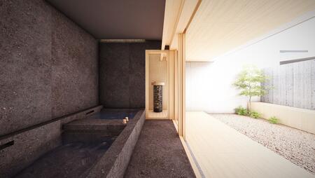 天然温泉・プライベートサウナ（圍ラグジュアリースイート）