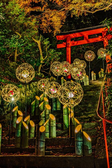 長岡京市賞「京都西山竹あかり〜幻想夜2025〜」