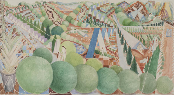 東山詩織『4つの風景（万年青）』 2025