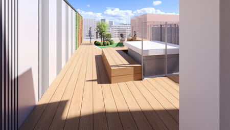 屋上テラス